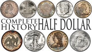 The Half Dollar Complete History and Evolution of the US Half Dollar [upl. by Ingalls]