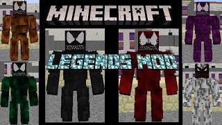 Venom Legends Mod showcase legacy and abilities Minecraft Legends Mod [upl. by Aita232]