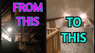 CONVERT AN ATTIC INTO A BEDROOM LOFT CONVERSION [upl. by Koziarz]