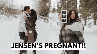 JENSEN IS PREGNANT REACTION VIDEO [upl. by Annert]