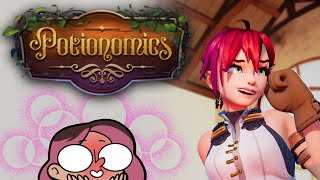 CUTIES ABREWING  Potionomics 1 PC Gameplay [upl. by Ahset]