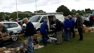 Luton Amateur radio car boot Stockwood Park 22 May 2011 [upl. by Belshin]