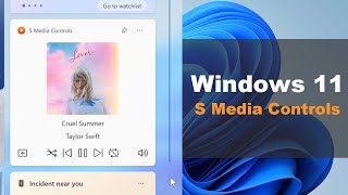 ⏯️ S Media Controls Windows 11 Widget  FREE [upl. by Cordell]