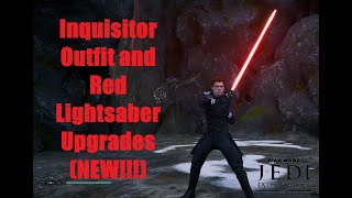 Star Wars Jedi Fallen Order How to Unlock the Inquisitor Outfit and the Red Lightsaber [upl. by Lebana]