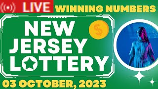 New Jersey Evening Lottery Draw Results  03 Oct 2023  Pick 3 amp 4  Cash 5  Pick 6  Powerball [upl. by Madaras]