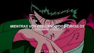 Yu Yu Hakusho  OP  Hohoemi No Bakudan  Sub Español amp Romaji AMV [upl. by Jarred]