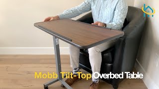 Mobb TiltTop Overbed Table Assembly amp Demonstration [upl. by Ardnasal112]