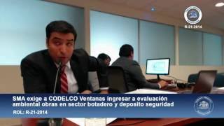 R212014 Codelco Ventanas contra la Superintendencia del Medio Ambiente [upl. by Ynohtnad172]