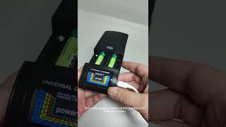 1 2V NiMH battery charging demonstrationbatteries chargers [upl. by Nodnahs]