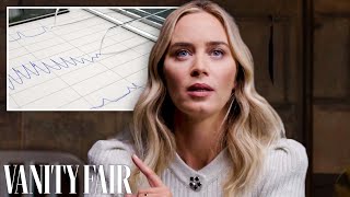 Emily Blunt Takes a Lie Detector Test  Vanity Fair [upl. by Ednargel]