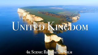 The United Kingdom 4K  Scenic Relaxation Film With Calming Music [upl. by Avan481]