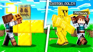 How to make CUSTOM IRON GOLEMS in Minecraft [upl. by Onairot]