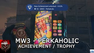 Call of Duty MW3  Perkaholic achievement guide [upl. by Nanji491]