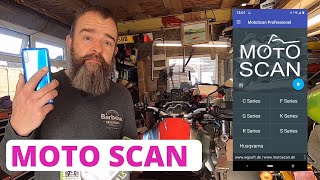 Diagnostics on a GS 1200 LC with MOTOSCAN [upl. by Eloken]