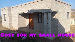 Breakdown Cost For My One Bedroom So Far South African youtuber [upl. by Ramonda]