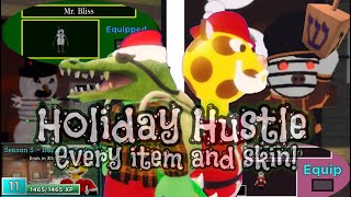 Piggy Season 3 Holiday Hustle  All skins traps and build mode events  Roblox piggy [upl. by Ylrebme]