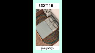 ⭐ Easy TOOL ⭐ Part 1 Short  How to quotfixquot rugs [upl. by Krenn]