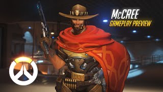 McCree Gameplay Preview  Overwatch  1080p HD 60 FPS [upl. by Brag]