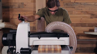 JET 1632 Plus 16quot Drum Sander Woodworking [upl. by Astrid]