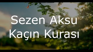 Sezen Aksu  Kaçın Kurası Lyrics [upl. by Burkhardt]