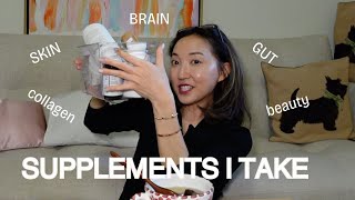 Supplements I Take For Beautiful Skin Gut Brain Health [upl. by Lail]