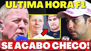 la NOTICIA que SERGIO PEREZ NO ESPERABA de MARTIN BRUNDLE Por ESTO checo asustado [upl. by Atahs58]