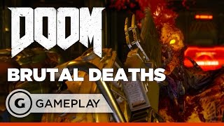 Brutal Deaths Gameplay  DOOM [upl. by Eleaffar]