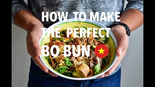 How to make the perfect Bo Bun The recipe La Recette du BOBUN Vietnamien [upl. by Ennasil245]