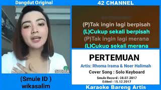 Pertemuan Smule No Vocal Bareng Artis Wika Salim Duet Enak Smule [upl. by Aicilihp667]