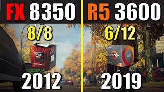 AMD FX 8350 vs Ryzen 5 3600 [upl. by Narej]