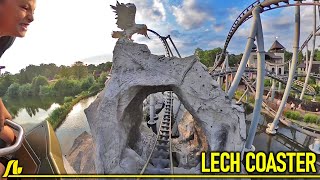 Lech Coaster  Legendia OffRide  Front Row HorizonLock POV [upl. by Atoked]