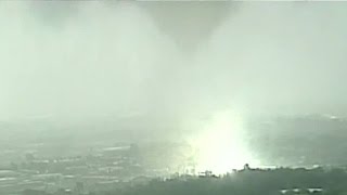 Supercell storm hits Kansas City Missouri [upl. by Ssilb352]