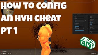 How To Config A CSGO HvH Cheat Part 1 [upl. by Kinson859]