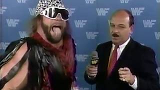 Macho Man Randy Savage Promo on Honky Tonk Man 10171987 Spectrum [upl. by Shoshanna287]