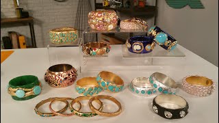 Making Bangles and Bracelets using Apoxie Sculpt DIY with Gay Isber [upl. by Maxie]