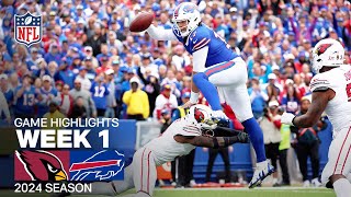 Arizona Cardinals vs Buffalo Bills  NFL 2024 Week 1 Game Highlights [upl. by Yalonda]