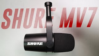 Shure MV7 USBXLR Mic Review  Test Compared to SM7b Podmic Q2u SM58 [upl. by Eriuqs894]