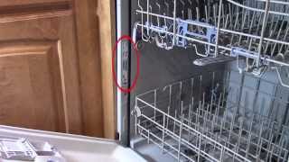 Dishwasher repair  Leaking from bottom of door  troubleshooting Whirlpool [upl. by Yecnay383]