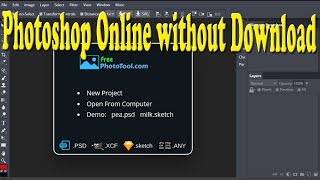 Use Photoshop Online free without Download  How to Use Photoshop Online [upl. by Mariken657]