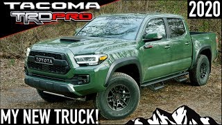 MY NEW TRUCK 2020 Toyota Tacoma TRD Pro ARMY GREEN 6Speed Manual [upl. by Alcot303]