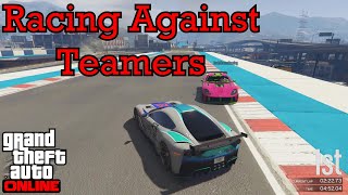 Racing Against Teamers  GTA 5 Stunt Races [upl. by Avin769]