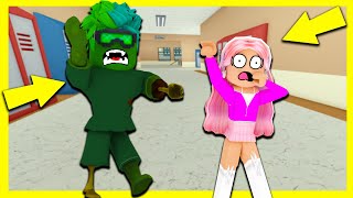 📚 OKULUMUZU KATİL ZOMBİLER BASTI 😱 ROBLOX KAÇIŞ HİKAYE  KÜBRA NİSA HAN KANAL 💖 [upl. by Rohclem772]