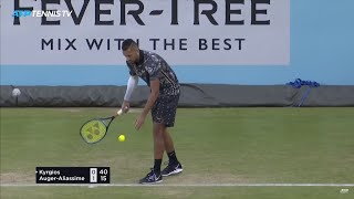 Two Nick Kyrgios Matches in One Day Best Moments amp Great Shots  Queens 2019 [upl. by Flemming]