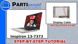 Dell Inspiron 137373 P83G001 Display Cable HowTo Video Tutorial [upl. by Rangel]