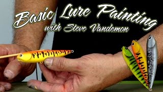 Basic Fishing Lure Airbrushing w Steve Vandemon [upl. by Oiliduab448]