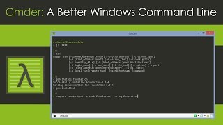 Cmder A Better Windows Command Line [upl. by Comptom]