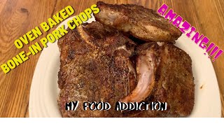 Easy Oven Baked BoneIn Pork Chops [upl. by Euphemiah]