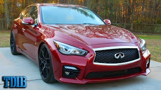 525HP Infiniti Q50 Review Four Door Nissan 400Z [upl. by Llereg469]