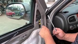 Chevy Tahoe Mirror Removal 20082012  Autowreckingcom [upl. by Eiaj100]