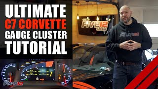 How to Configure C7 Corvette Digital Display Instrument Cluster  C7 Z06 Stingray Grand Sport [upl. by Zippel791]